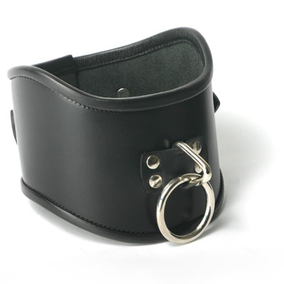 Strict Leather Locking Posture Collar